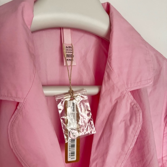 SKIMS POPLIN UNISEX SLEEP SHIRT BABY PINK size M - Picture 7 of 8